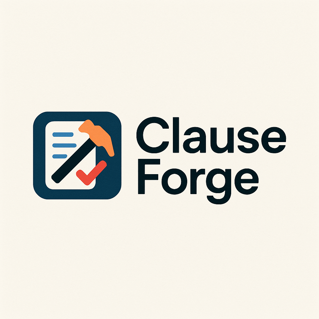 ClauseForge AI Logo